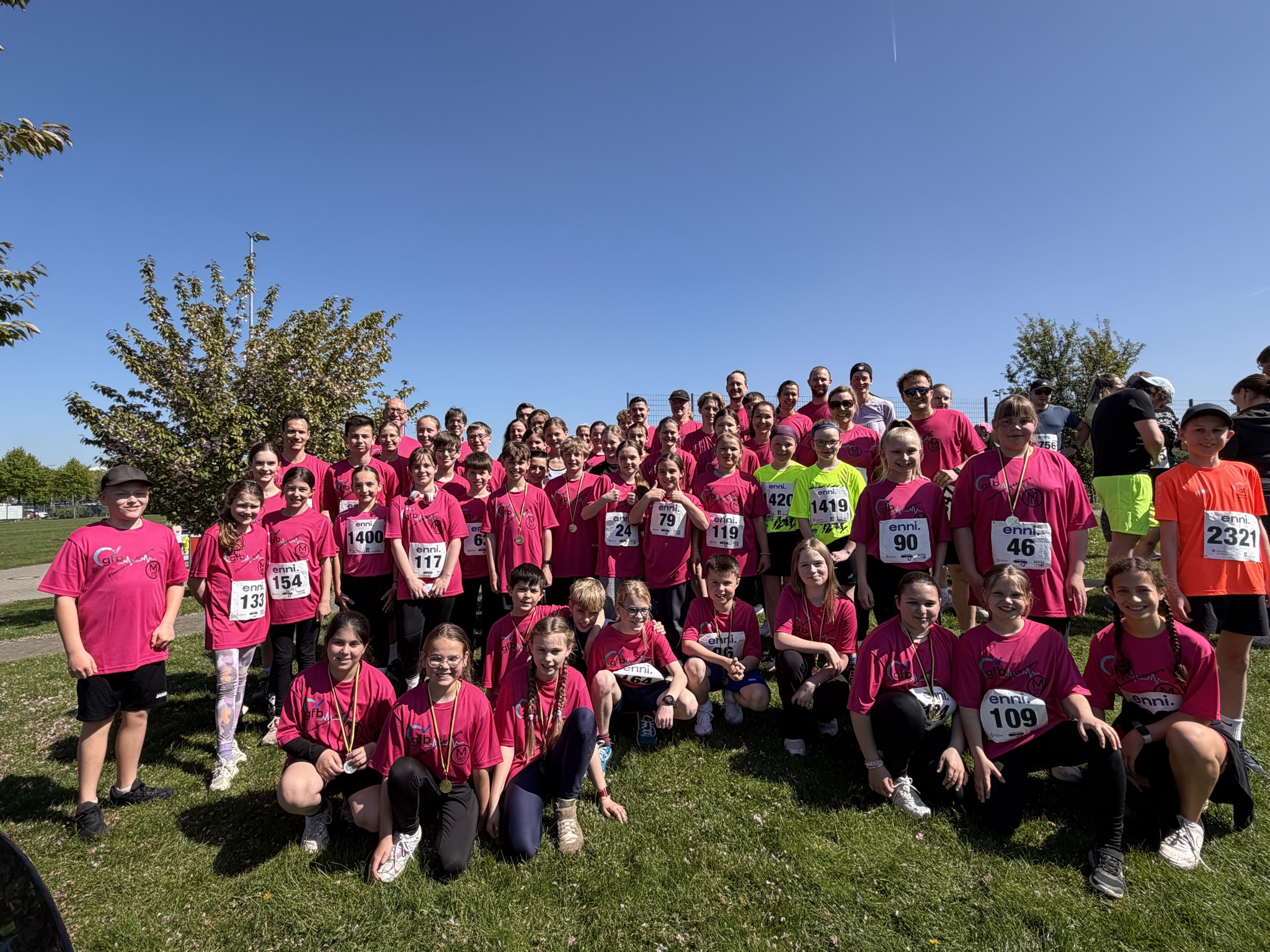 Und wieder sportlich aktiv -Schlossparklauf-